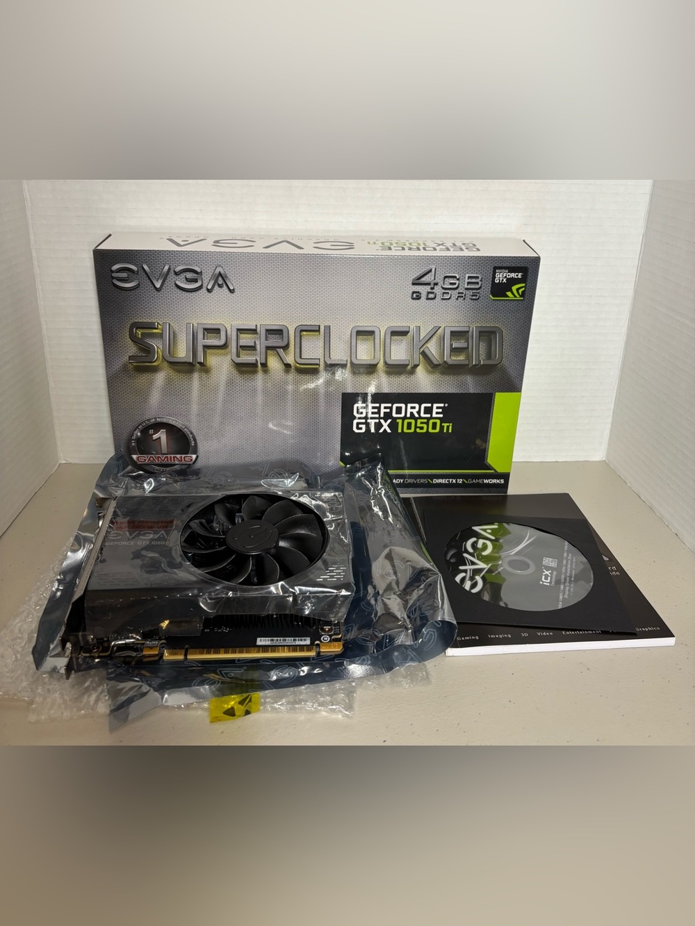 EVGA GeForce GTX 1050 Ti SC GAMING Graphics Card w/4 GB GDDR5 Memory